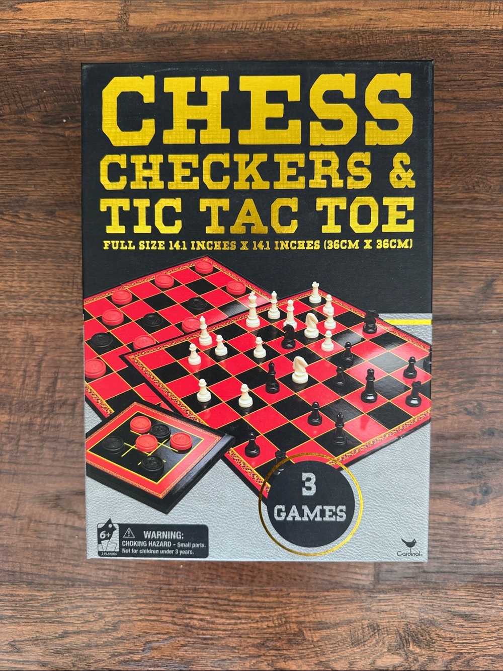 New In Box - Chess, Checkers, Tic Tac Toe